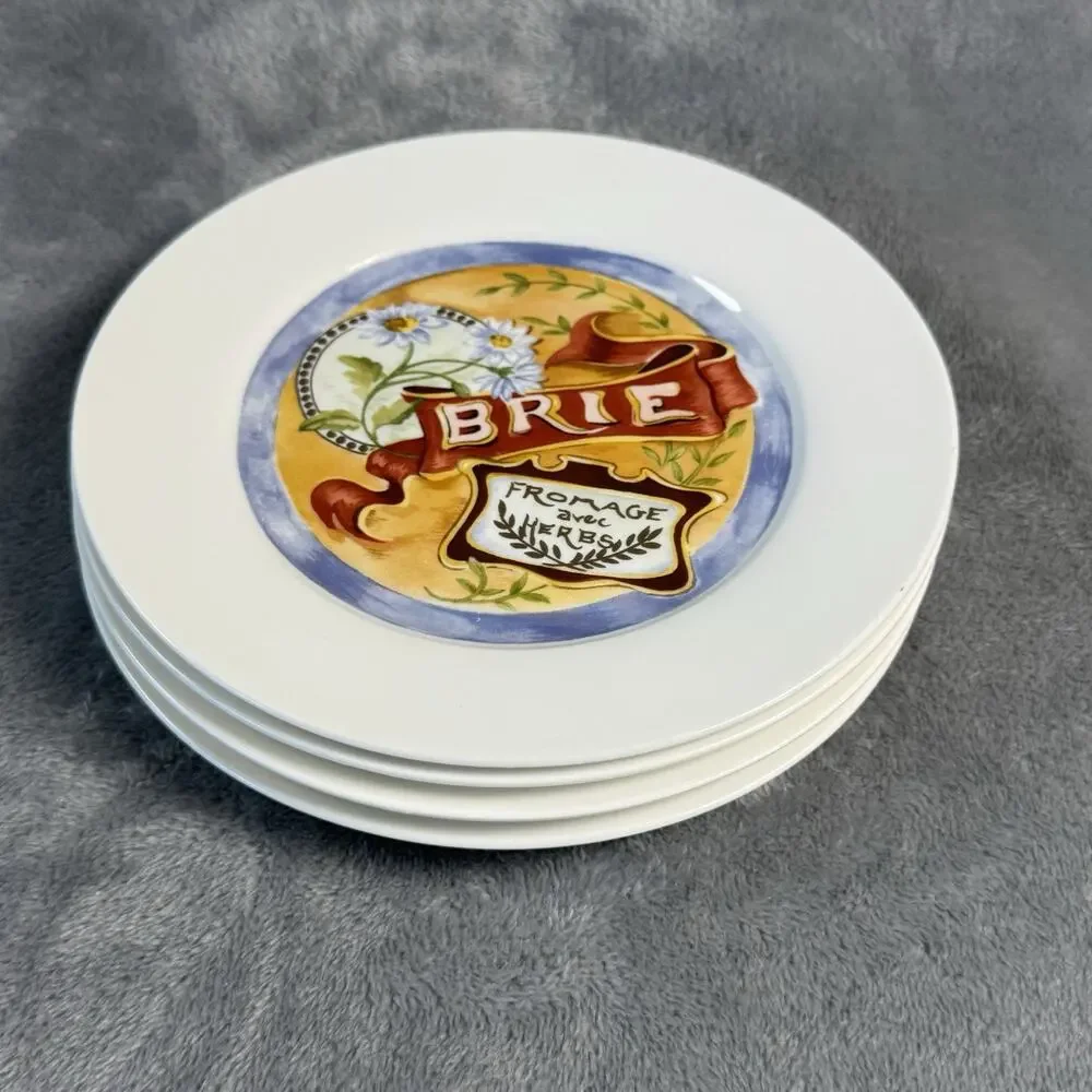 Vintage Restoration Hardware Cheese Plate Set 4 Hors D’oeuvres Appetizer Set 1